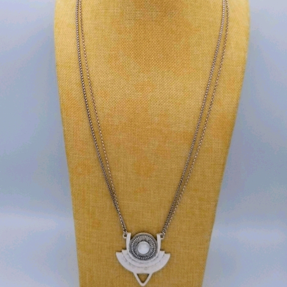 Lucky Brand Silver Tone Opera Lgth Necklace - Picture 7 of 10